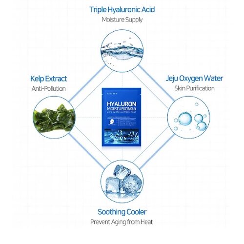 Some by mi Hyaluron Moisturizing Glow Luminous Ampoule Mask