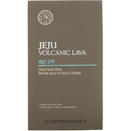 The face shop JEJU Volcanic LAVA aloe nose strip