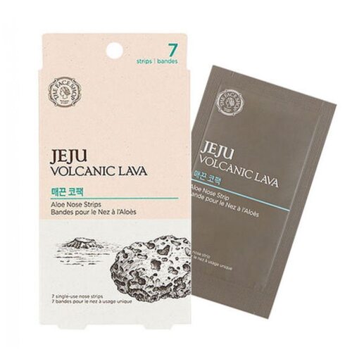 The face shop JEJU Volcanic LAVA aloe nose strip