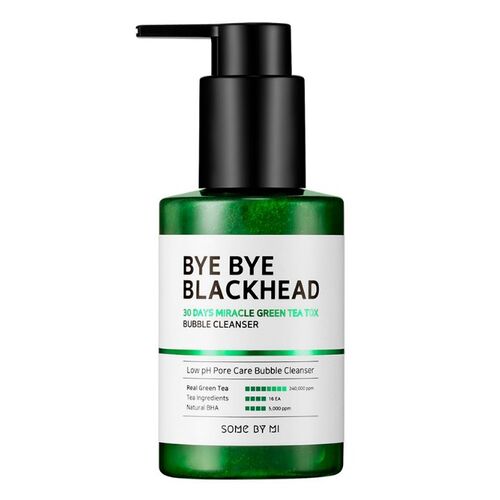 Some by mi Bye Bye Blackhead 30 Days Miracle Green Tea Tox Bubble Cleanser
