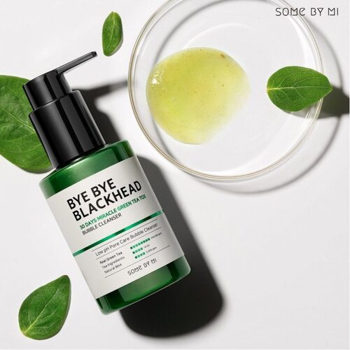 Some by mi Bye Bye Blackhead 30 Days Miracle Green Tea Tox Bubble Cleanser