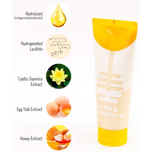 May Island Egg Mayonnaise Honey Hair Treatment Pack