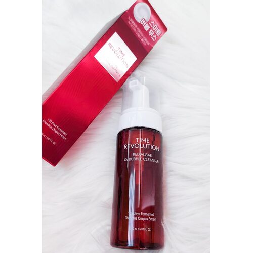 Missha Time Revolution Red Algae O2 Bubble Cleanser