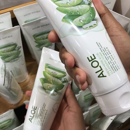 Nature Republic Fresh Herb Aloe Cleansing Foam