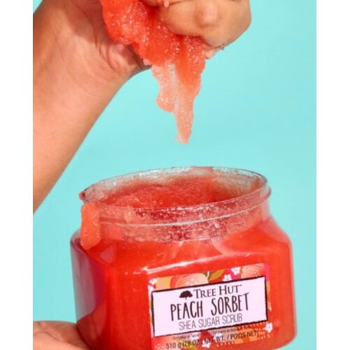 Tree Hut Peach Sorbet Sugar Scrub